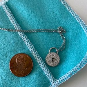 Tiffany & Co. “Tiffany Locks” Diamond Pendant PLT